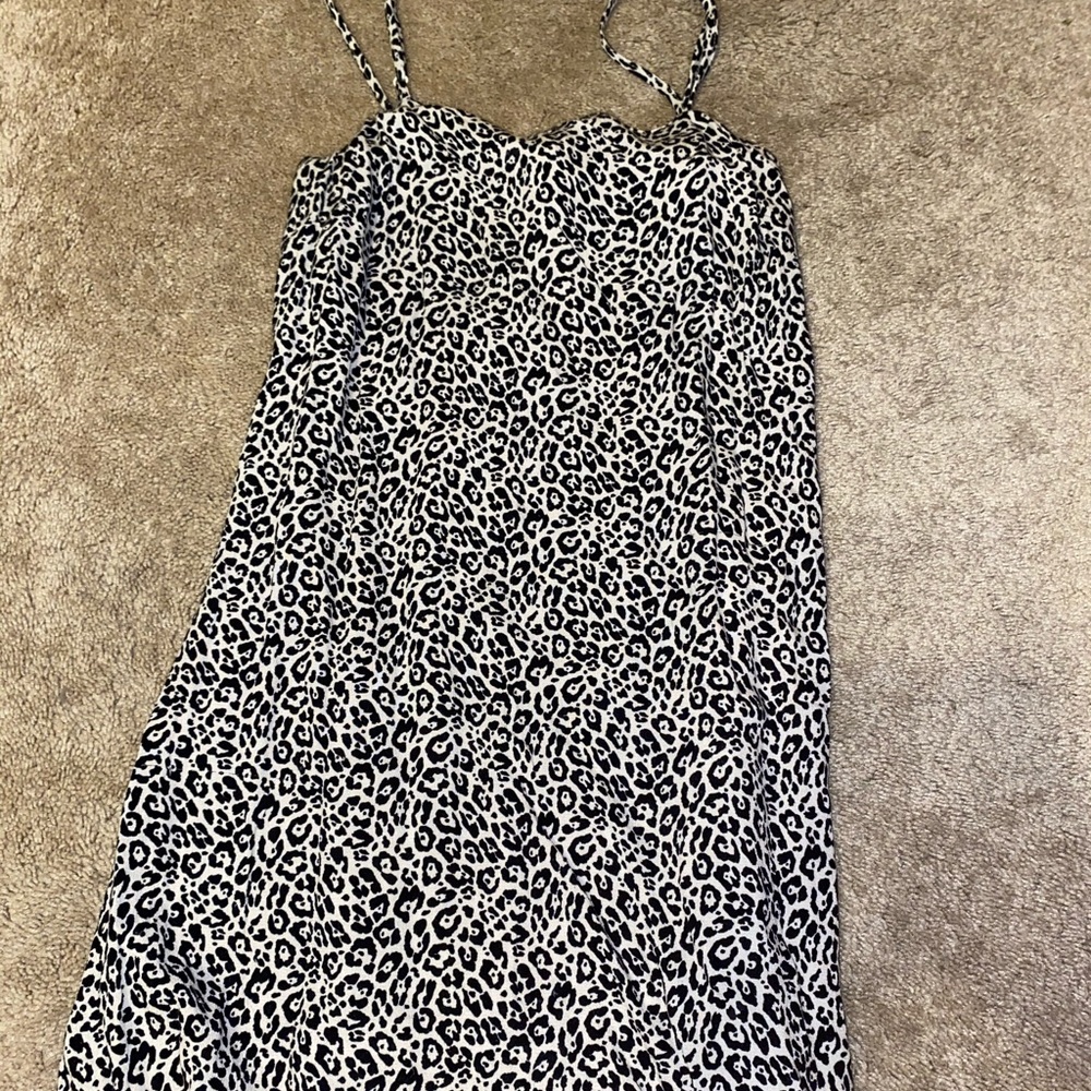 Cheetah print dress